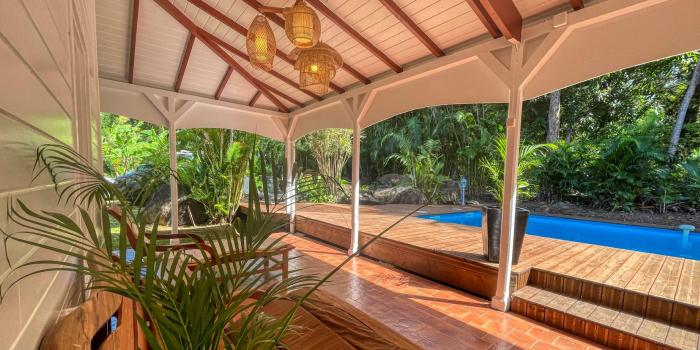 Location Villa 12 personnes Deshaies Guadeloupe-terrasse-1